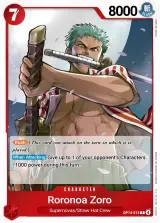Card art for Roronoa Zoro (OP14-015)