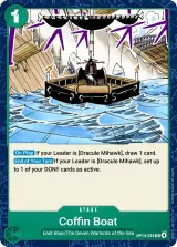 Card art for Coffin Boat (OP14-039)