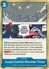 Card art for Ocean Current Shoulder Throw (OP14-058)
