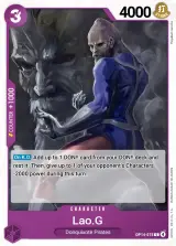 Card art for Lao.G (OP14-075)