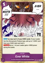 Card art for Ever White (OP14-076)