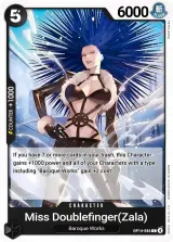 Card art for Miss Doublefinger(Zala) (OP14-086)