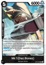 Card art for Mr.1(Daz.Bonez) (OP14-090)