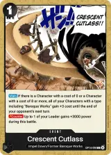 Card art for Crescent Cutlass (OP14-098)
