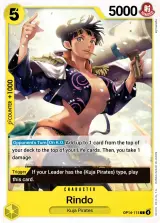 Card art for Rindo (OP14-115)