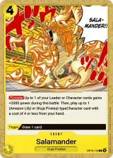 Card art for Salamander (OP14-116)