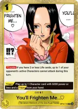 Card art for You&#39;ll Frighten Me... ♡ (OP14-118)