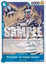 Card art for Prisoner of Impel Down (OP16-042)