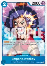 Card art for Emporio.Ivankov (OP16-044)