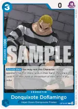 Card art for Donquixote Doflamingo (OP16-047)