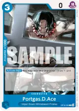Card art for Portgas.D.Ace (OP16-049)