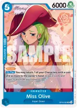 Card art for Miss Olive (OP16-050)