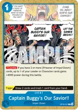 Card art for Captain Buggy&#39;s Our Savior!! (OP16-057)