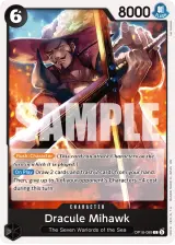 Card art for Dracule Mihawk (OP16-089)