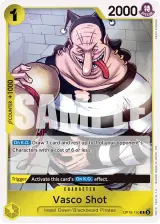 Card art for Vasco Shot (OP16-110)