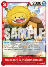 Card art for Inuarashi &amp; Nekomamushi (OP17-004)
