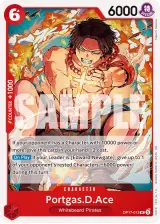 Card art for Portgas.D.Ace (OP17-013)