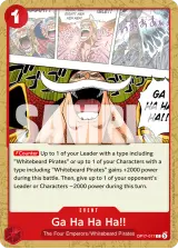 Card art for Ga Ha Ha Ha!! (OP17-017)