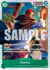 Card art for Shanks (OP17-022)