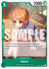 Card art for Nami (OP17-023)