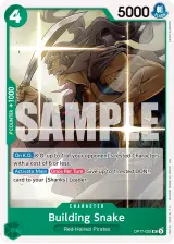 Card art for Building Snake (OP17-025)