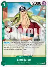 Card art for Limejuice (OP17-032)