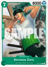 Card art for Roronoa Zoro (OP17-035)