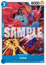 Card art for Jinbe (OP17-051)
