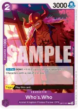 Card art for Who&#39;s.Who (OP17-071)