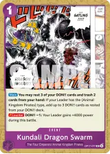 Card art for Kundali Dragon Swarm (OP17-077)