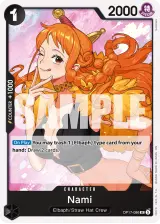 Card art for Nami (OP17-086)
