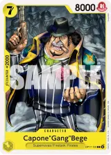 Card art for Capone&quot;Gang&quot;Bege (OP17-100)