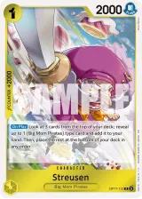 Card art for Streusen (OP17-113)
