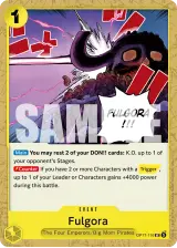 Card art for Fulgora (OP17-116)