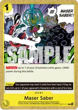 Card art for Maser Saber (OP17-117)