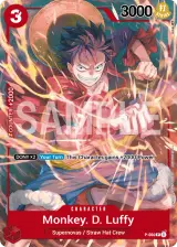 Card art for Monkey.D.Luffy (P-006)