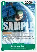 Card art for Roronoa Zoro (ST32-005)