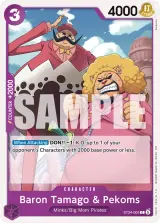 Card art for Baron Tamago &amp; Pekoms (ST34-005)
